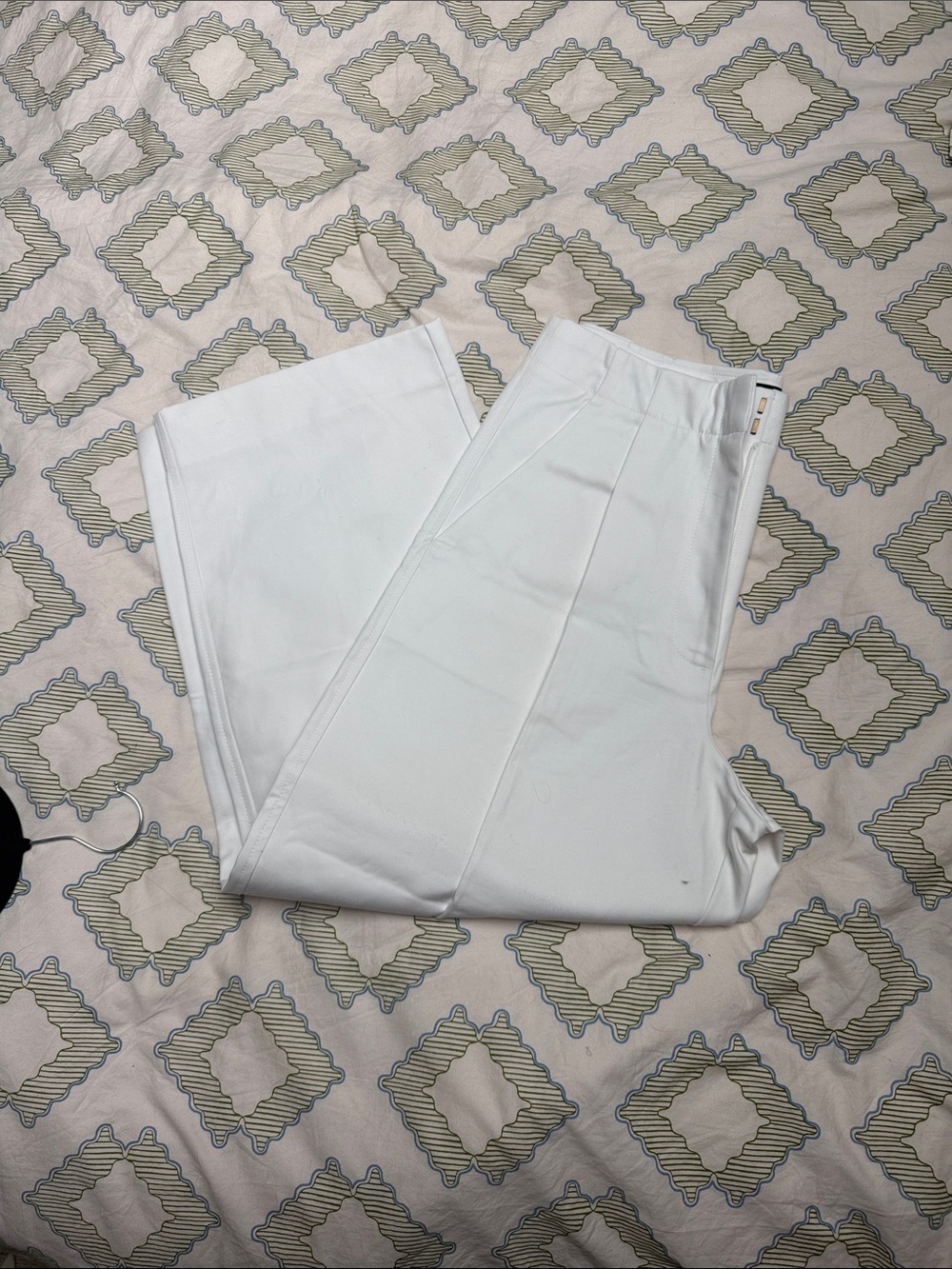 White high rise wide leg pants size 10 banana republic